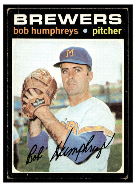 1971 Topps Bob Humphreys #236 Low Grade front of card