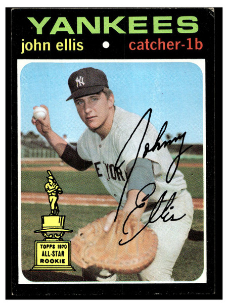 1971 Topps John Ellis #263 Rookie Card Low Grade - Creases front of card