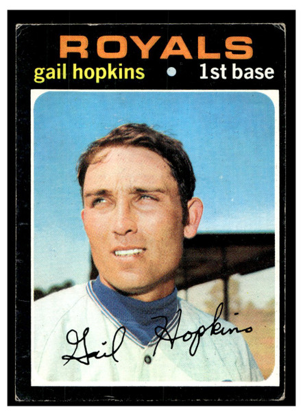 1971 Topps Gail Hopkins #269 Low Grade - Creases front of card