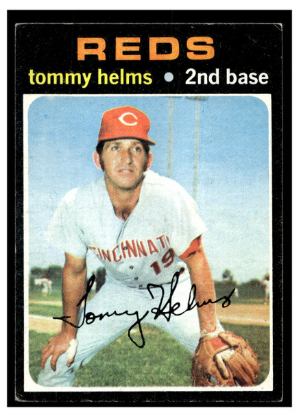 1971 Topps Tommy Helms #272 Low Grade front of card