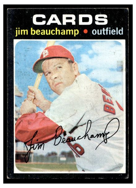 1971 Topps Jim Beauchamp #322 Low Grade front of card