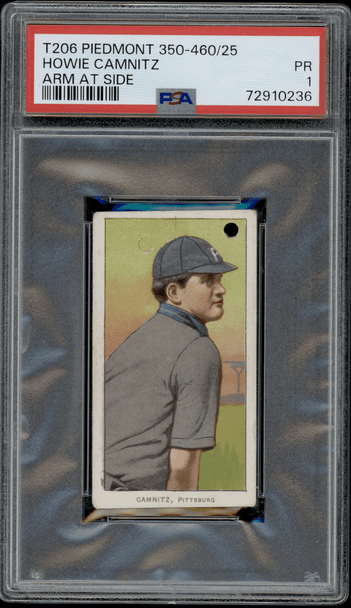 1911 T206 Howie Camnitz Arm at Side Piedmont 350-460 PSA 1 front of card