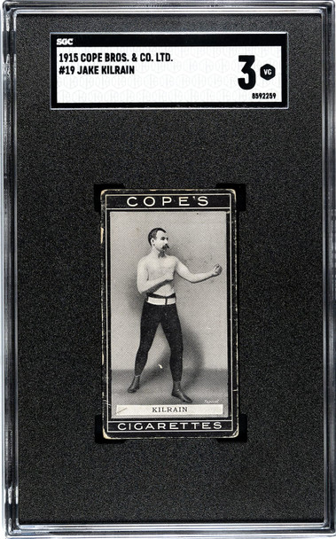 1915 Cope Bros. & Co. LTD Jake Kilrain SGC 3 front of card