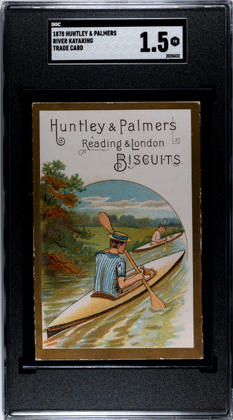 1878 Huntley & Palmers Kayaking SGC 1.5 front of card