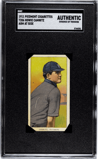 1911 T206 Howie Camnitz Arm At Side Piedmont 350-460 SGC A front of card