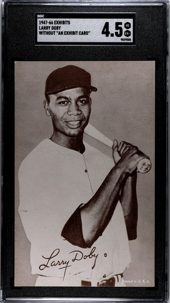 1947-66 Exhibits Larry Doby Without "An Exhibit Card" SGC 4.5 front of card