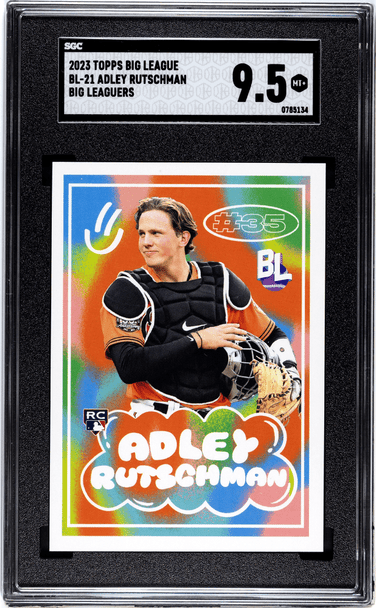 2023 Topps Big League Adley Rutschman #BL-21 Big Leaguers SGC 9.5 front of card