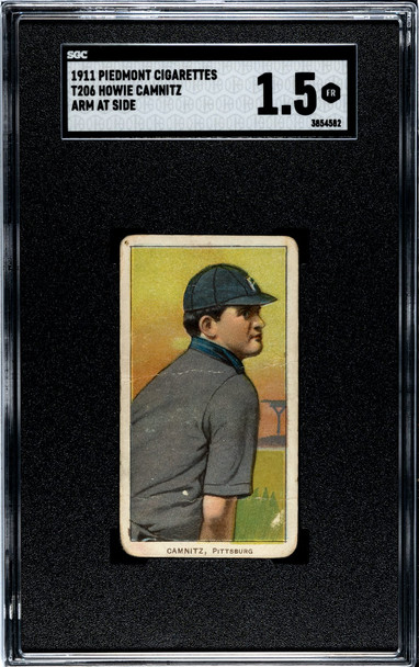 1911 T206 Howie Camnitz Arm At Side Piedmont 350-460 SGC 1.5 front of card