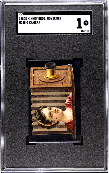 1880 N228 Kinney Bros. Camera Novelties Type 3 SGC 1 front of card