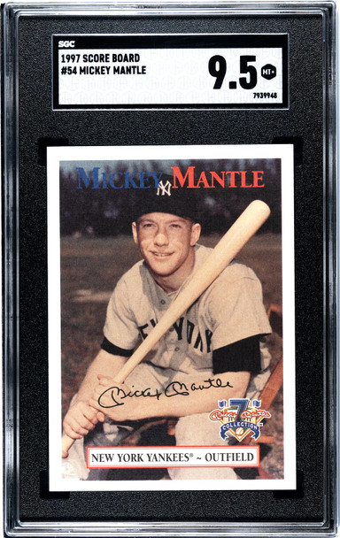 1997 Score Board Mickey Mantle #54 SGC 9.5 front of card