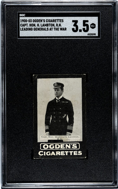 1900-03 Ogden's Cigarettes Hedworth Lambton Leading Generals At The War SGC 3.5 front of card
