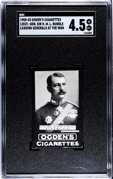 1900-03 Ogden's Lieut.-Gen. Sir H.M.L. Rundle Leading Generals At The War SGC 4.5 front of card
