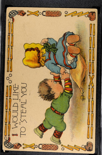 1914 G.D. & D. PC798-4 I Would Like To Steal You Border Of Bats Series SGC 1 front of card