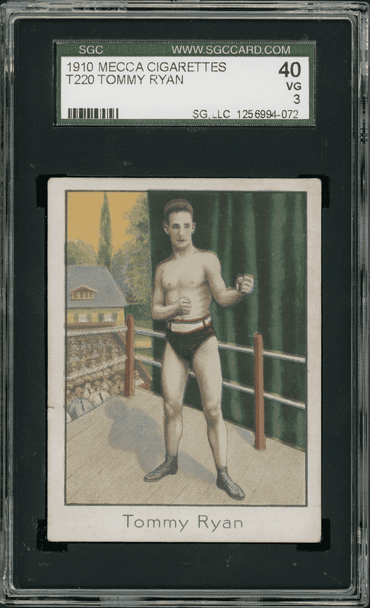 1910 T220 Champions Tommy Ryan SGC 3 front of card