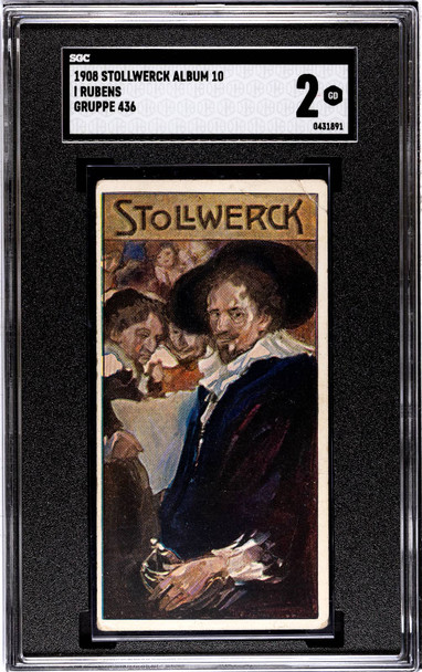 1908 Stollwerck Album 10 Rubens #1 Gruppe 436 SGC 2 front of card 1908 Stollwerck Album 10 Rubens #1 Gruppe 436 SGC 2 front of card