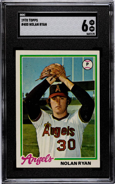 1978 Topps Nolan Ryan #400 Los Angeles Angels HOF SGC 6 front of card