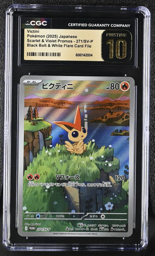 CGC Pristine 10 2025 Pokemon Scarlet & Violet Promos Victini #271