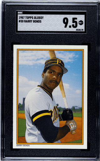 Barry Bonds Pittsburgh Pirates 1987 Topps Glossy All Star #30 PSA 10 Card -  Topps