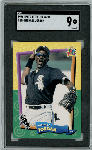 1994 Upper Deck Fun Packs Michael Jordan Chicago White Sox 