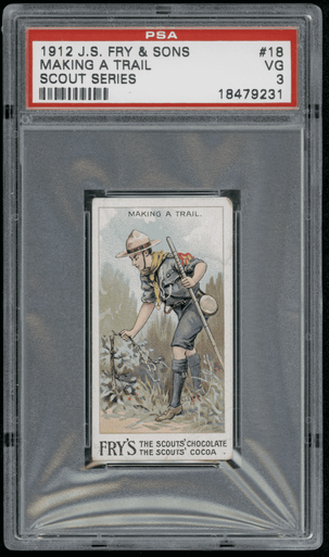 PSA 3 1912 J.S. Fry & Sons Making a Trail Scout Series