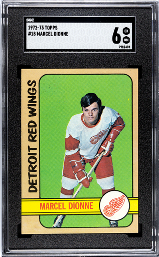 SGC 6 1972-73 Topps Marcel Dionne #18 Detroit Red Wings HOF