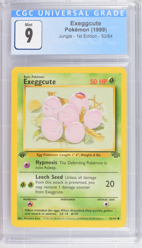 1995 exeggcute pokemon card Trading Cards: Values, Rookies & Hot Deals [GG] Leech Seed (20) Unless all damage from this attack is prevented Exeggutor - Southern Islands #13
