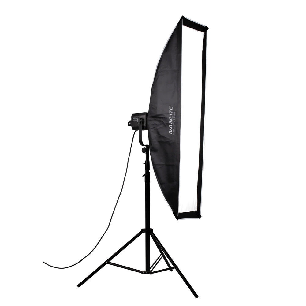 Softbox Nanlite Stripbank con Montura Bowens (12X55")