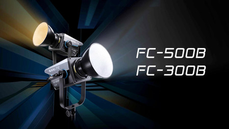 Los nuevos Nanlite FC-500B y FC-300B de Producción Alta, Focos LED Bicolor