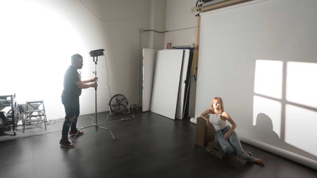Fotografía de retrato con iluminación continua con los focos LED Nanlite FC-120B y FS-300C