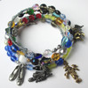 The Wonderful Wizard of Oz Bracelet tells the story with symbolic beads and charms.