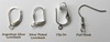 Choose a style of earring backs! Argentium Silver lever-backs are available for a fee of $10.00