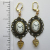 Autumn Equinox clock earrings