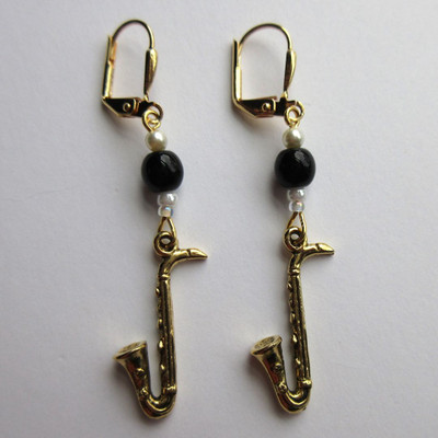 Saxophone Earrings are a perfect gift for the Saxophone Player in your life!