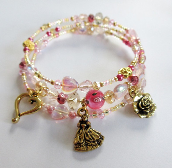 The Belle's Destiny Bracelet is inspired by the heroine of the fairy tale Beauty and the Beast.