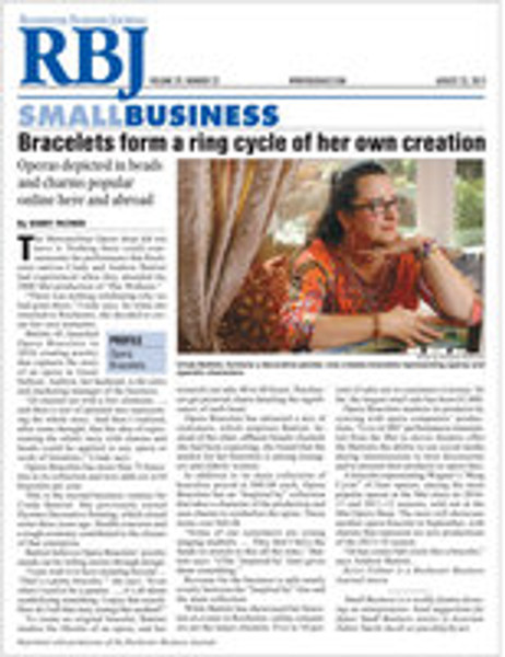 Opera Bracelets in the Rochester Business Journal