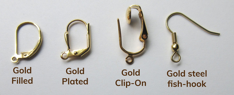 Choose a style of earring backs!
Gold filled lever backs are available for a fee of $10.00