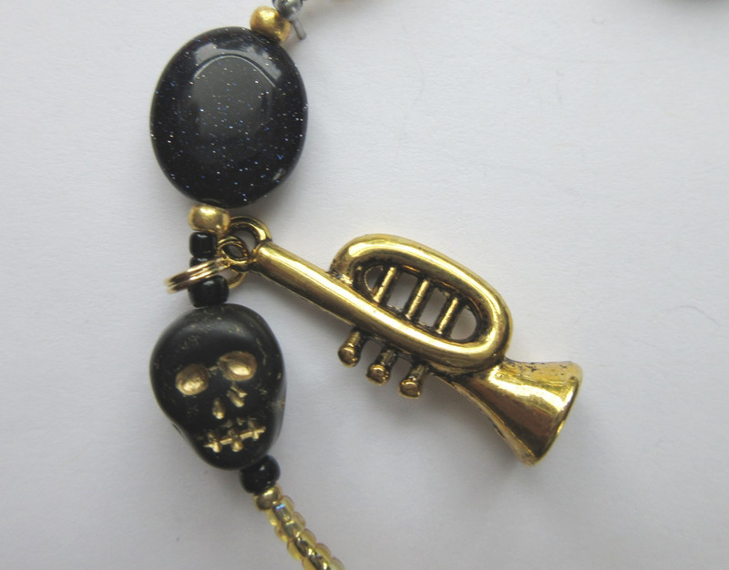 The Handel's Messiah Bracelet detail: The last trumpet.