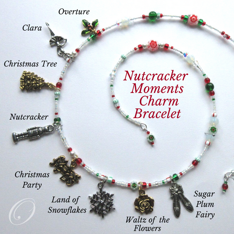 Nutcracker Moments Charm Bracelet, Ballet Gift