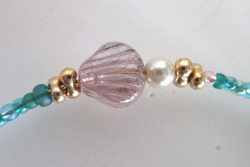 The Enchanted Sea Bracelet, inspired by The Little Mermaid- shells detail