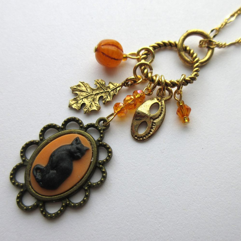 All Hallows Kitty Necklace