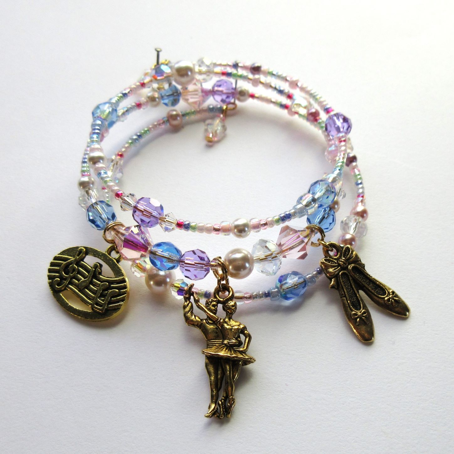 Silver Sugar Plum Fairy Charm Bracelet