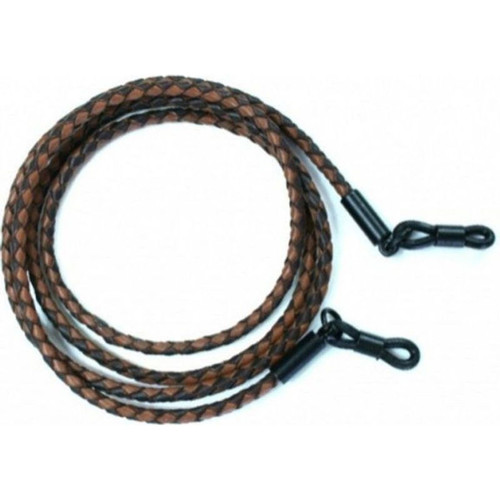 Accessories Leather Woven Cord Brown