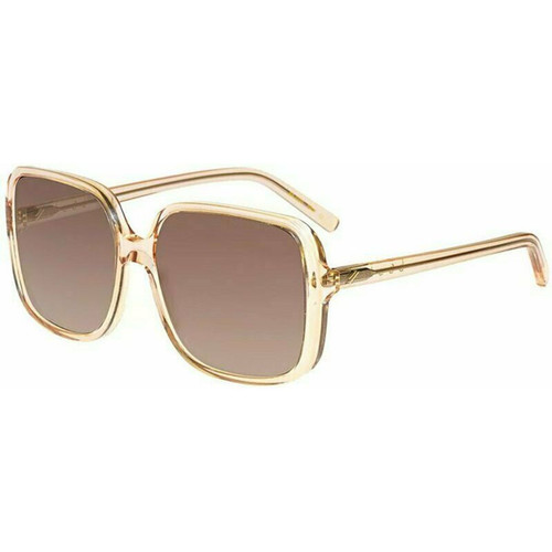 Bask Eyewear Everly Crystal Rose/Brown Gradient Polarised Angle