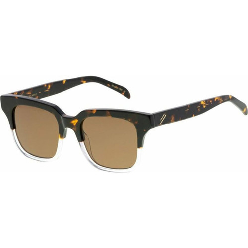 Bask Eyewear Tide Tort and Clear/Brown Polarised Angle