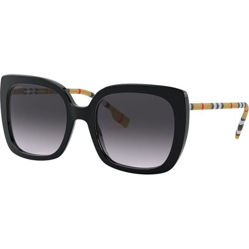 Burberry Caroll BE4323 Black Sunglasses Angle Image
