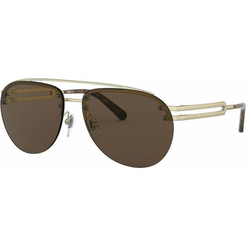 Bvlgari BV5052 Matte Pale Gold/Dark Brown Lenses
