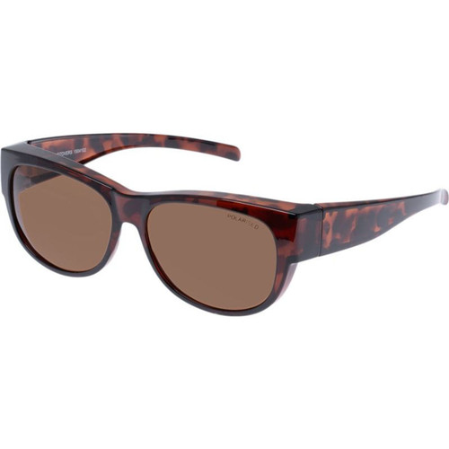 Cancer Council Cooktown Shiny Dark Tort Sunglasses Angle Image