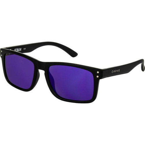 Carve Goblin Matte Black Purple Mirror Angle
