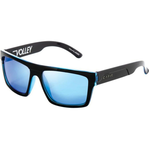 Carve Volley Gloss Black Blue Mirror Angle