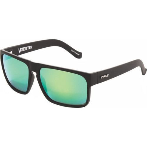 Carve Vendetta Black Green Mirror Angle